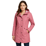 Liora – Women's Long Waterproof Rain Jacket