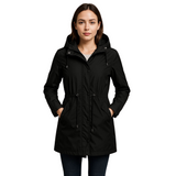 Liora – Women's Long Waterproof Rain Jacket