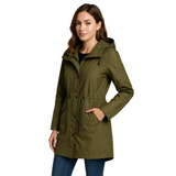Liora – Women's Long Waterproof Rain Jacket