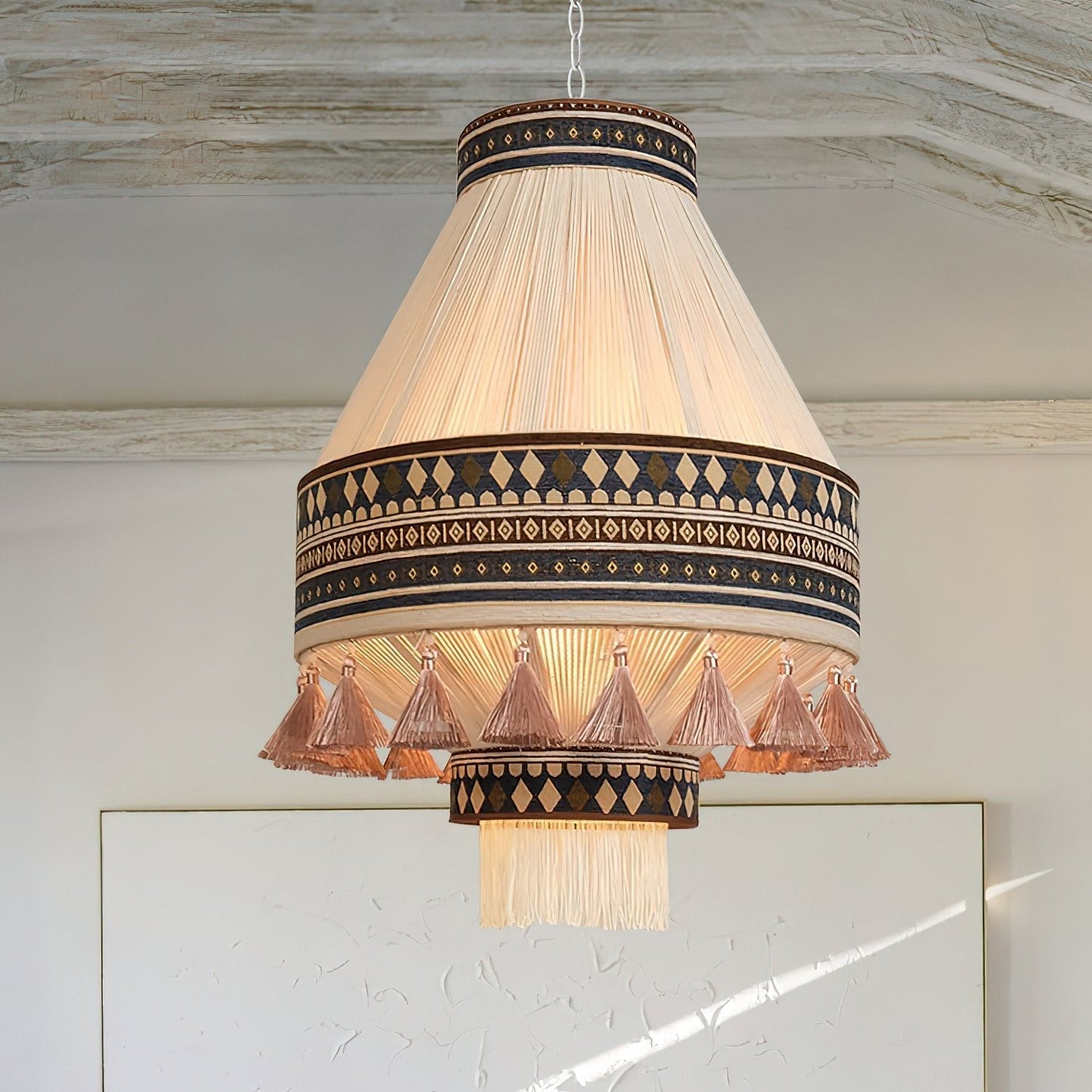 LumaBoho - Chic Bohemian Fringe Pendant Light