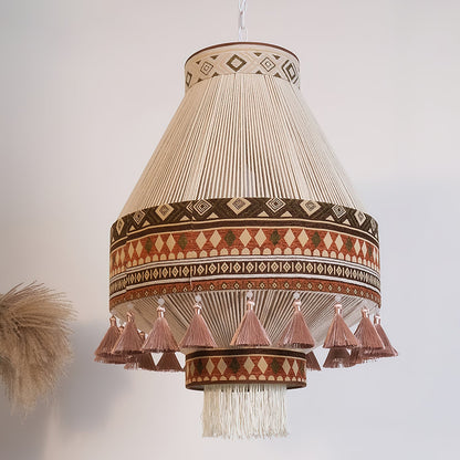 LumaBoho - Chic Bohemian Fringe Pendant Light