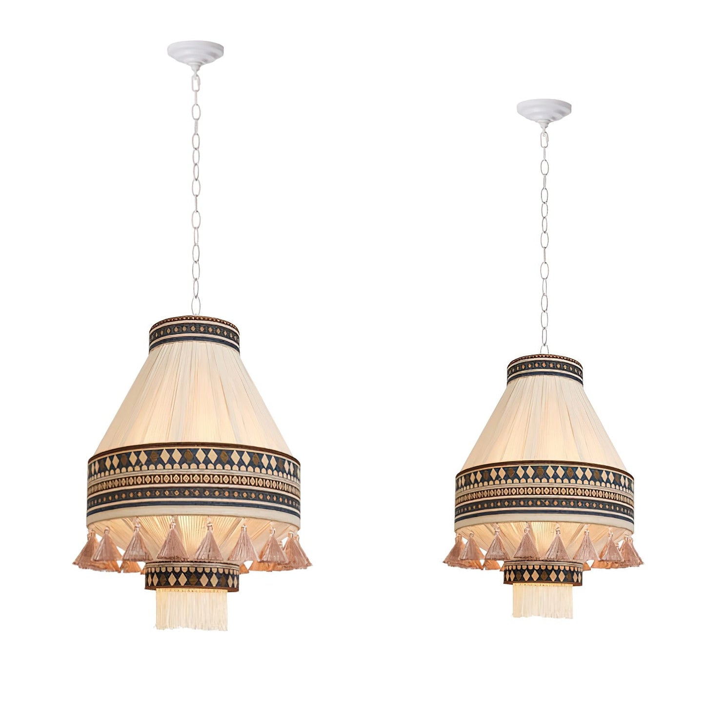 LumaBoho - Chic Bohemian Fringe Pendant Light