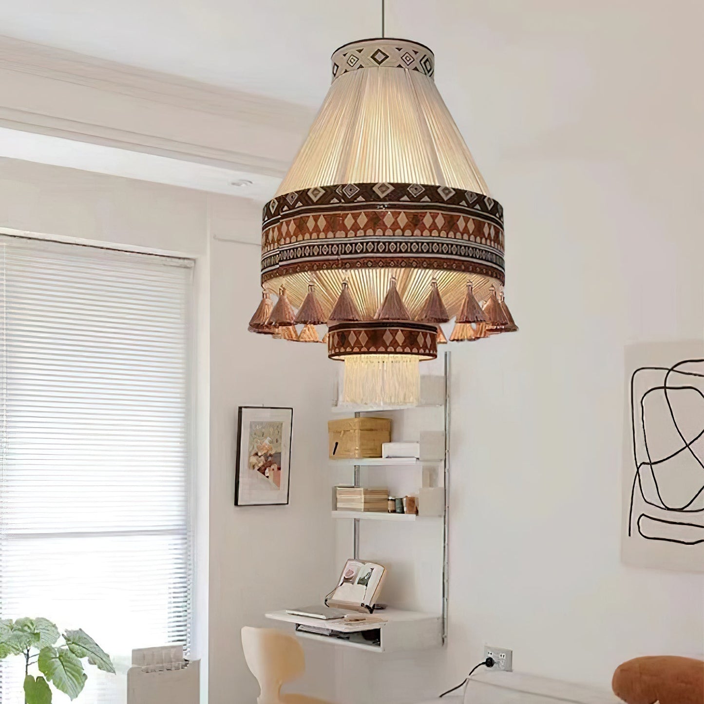 LumaBoho - Chic Bohemian Fringe Pendant Light