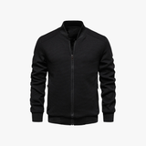 Reno – Men's Bomber Jacket in Waffle Knit Blend