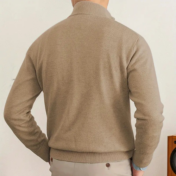 Mason – Half Zip Men's Knit Sweater