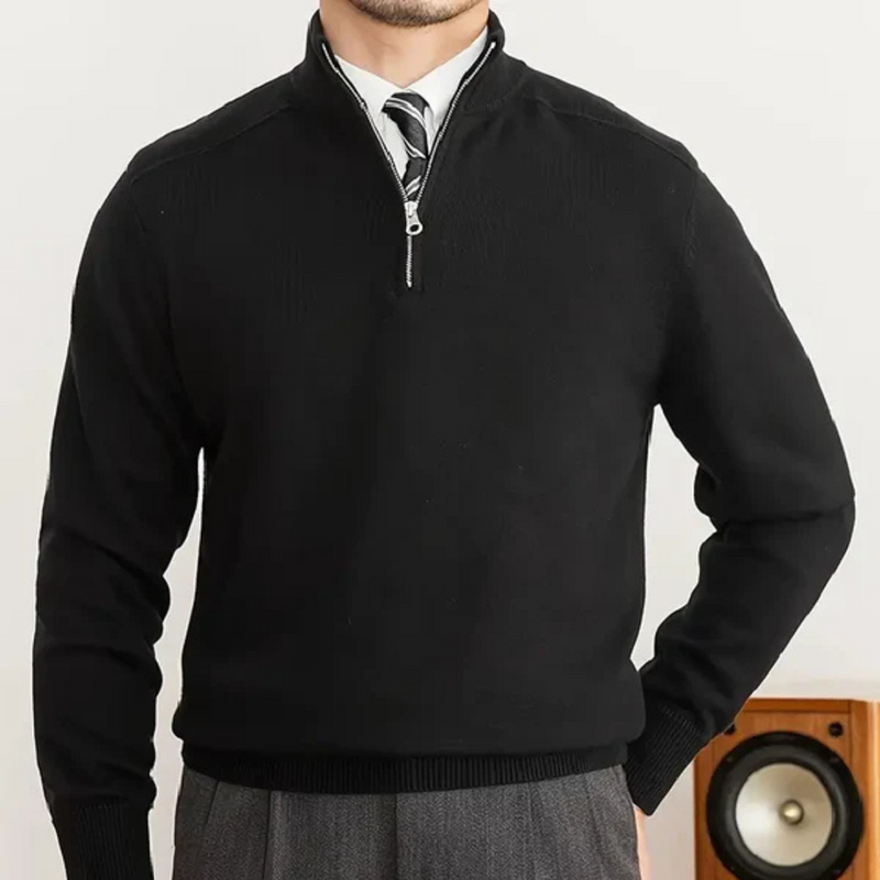 Mason – Half Zip Men's Knit Sweater