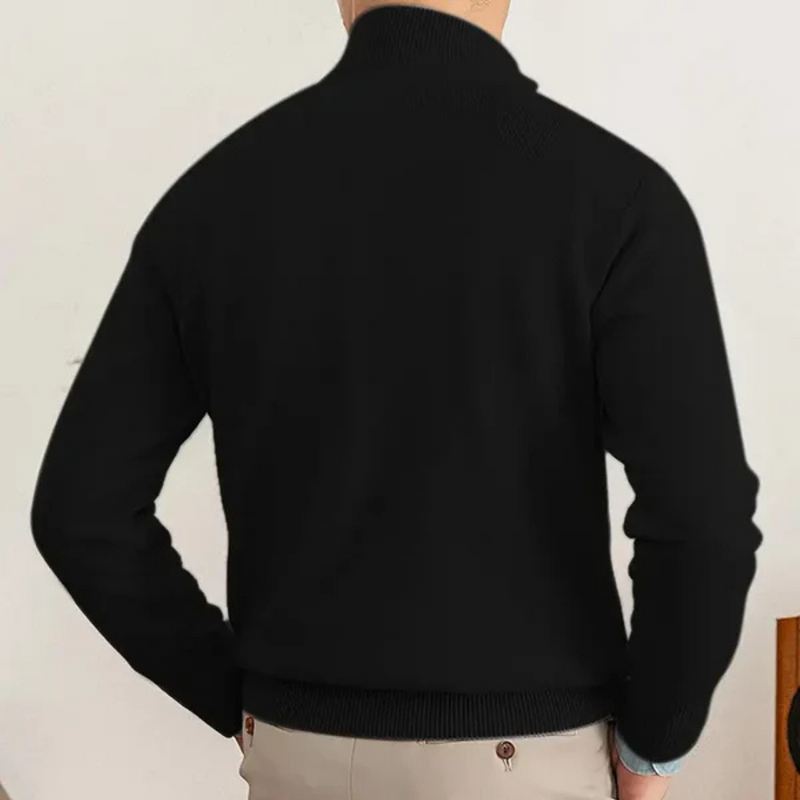 Mason – Half Zip Men's Knit Sweater