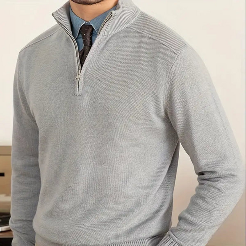 Mason – Half Zip Men's Knit Sweater