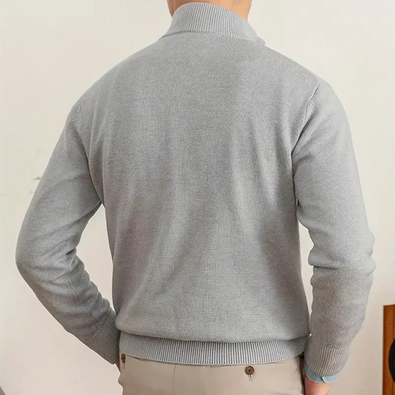 Mason – Half Zip Men's Knit Sweater
