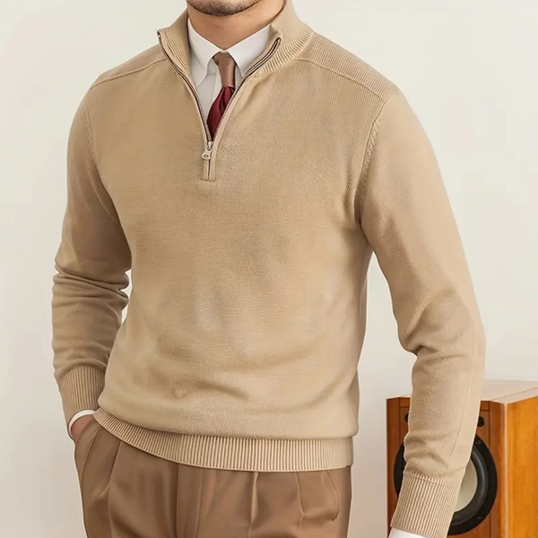 Mason – Half Zip Men's Knit Sweater