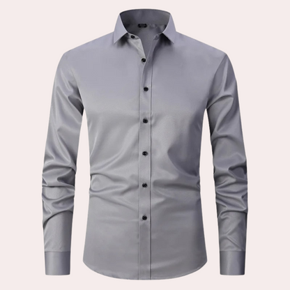 Elias - Stretchable Non-Iron Shirt for Men with 4-Way Stretch Fabric-5