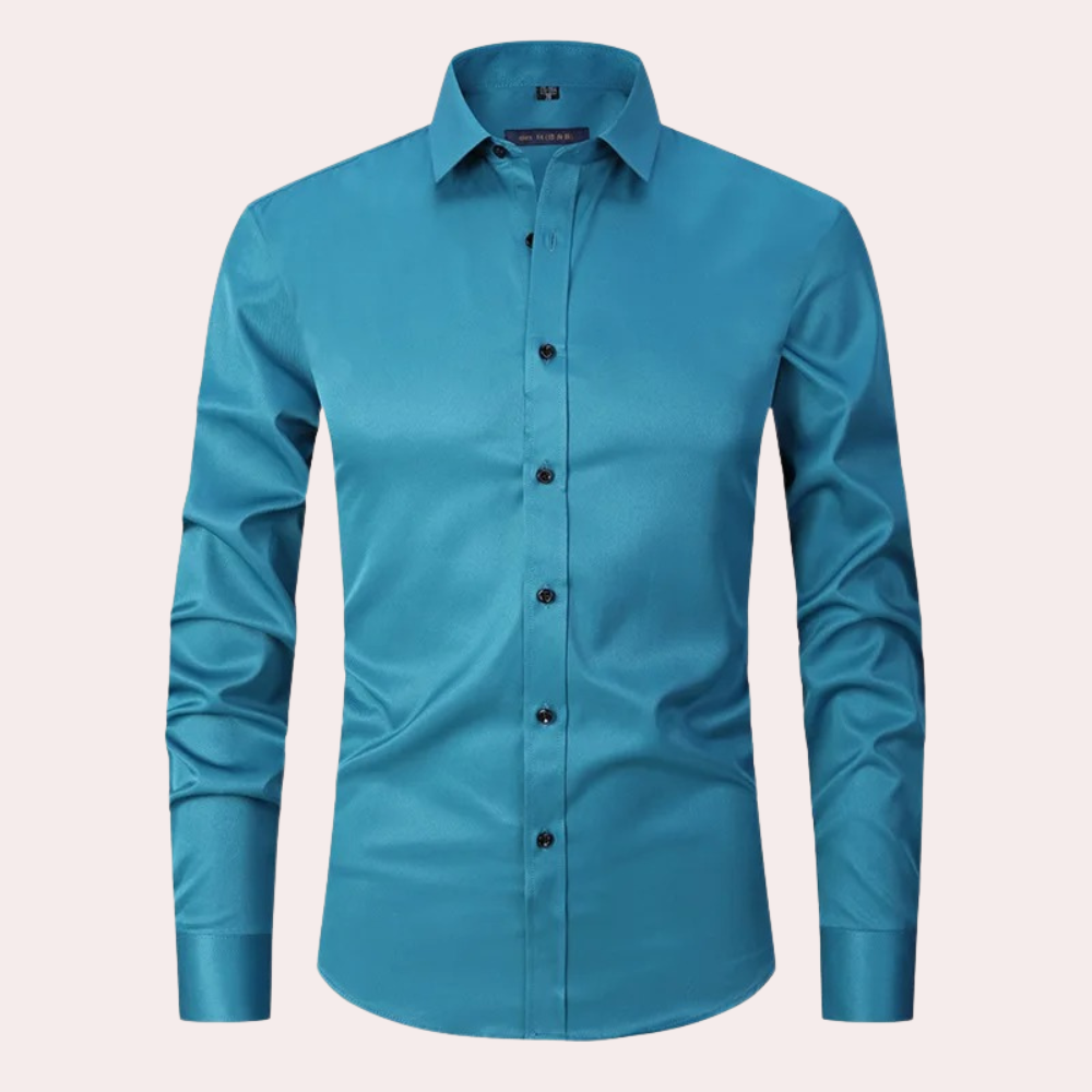 Elias - Stretchable Non-Iron Shirt for Men with 4-Way Stretch Fabric-1