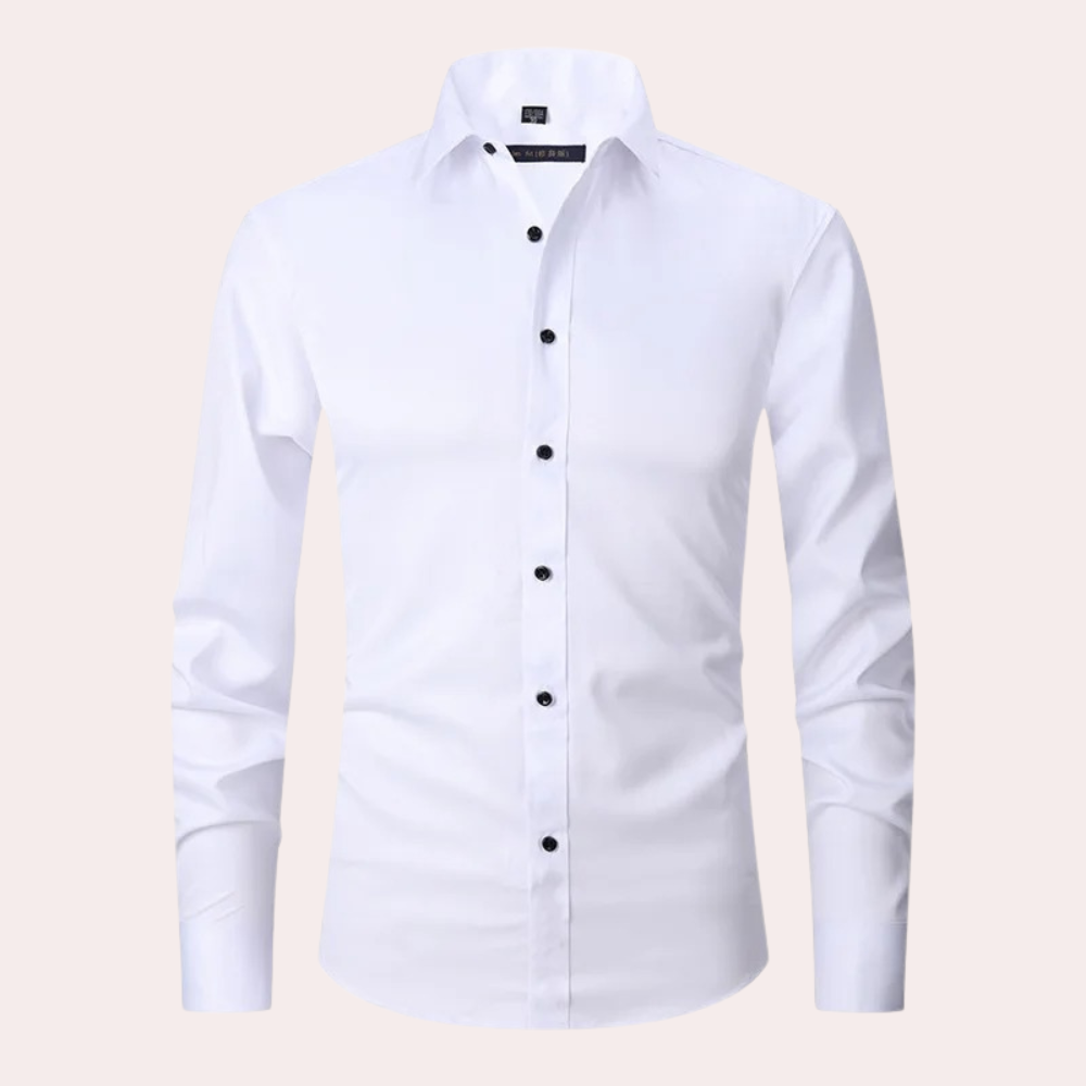 Elias - Stretchable Non-Iron Shirt for Men with 4-Way Stretch Fabric-2