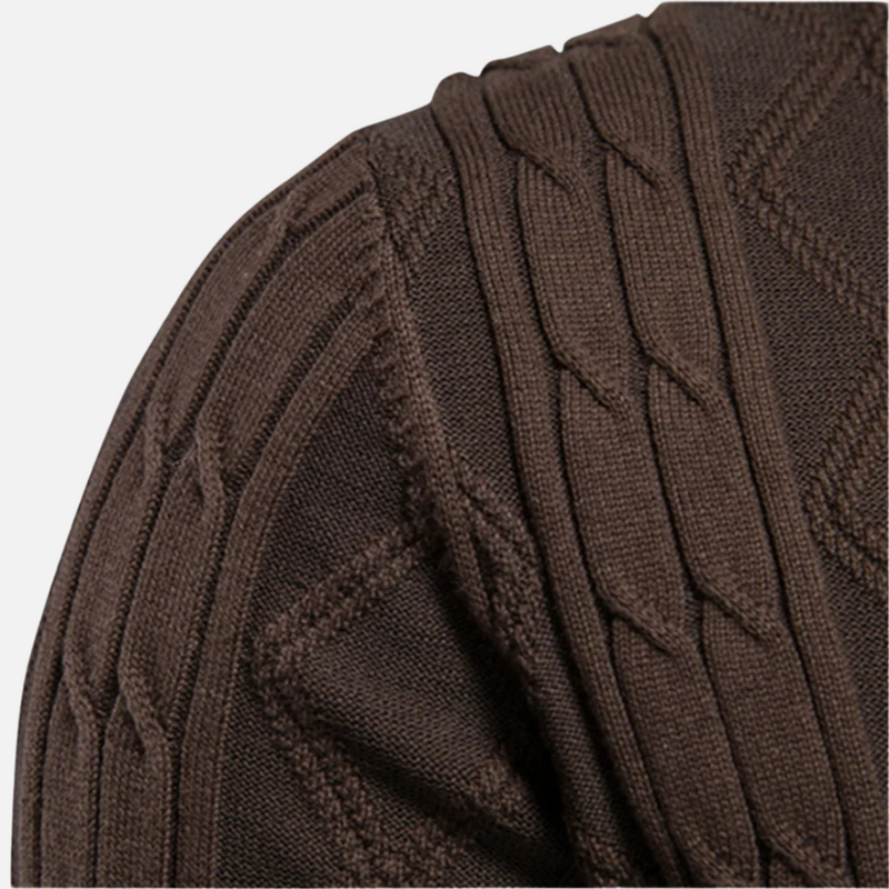 Beckett – Men’s Argyle Knit Cardigan