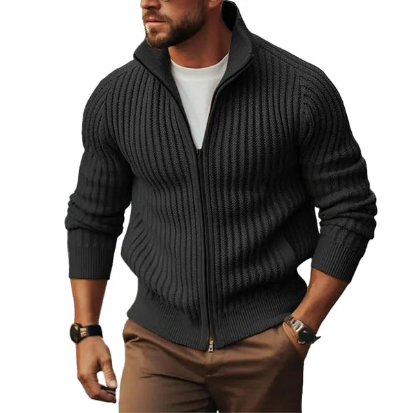 Elias – Men's Zip Cardigan with Classic Fit