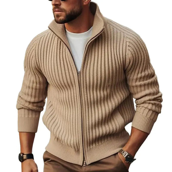 Elias – Men's Zip Cardigan with Classic Fit