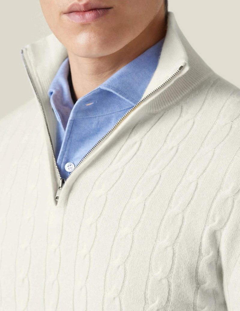 Rylan – Knit Men's Half-Zip Sweater