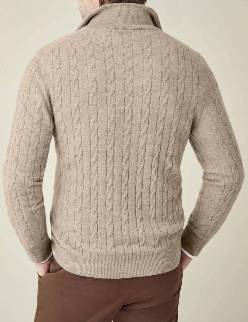 Rylan – Knit Men's Half-Zip Sweater