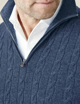 Rylan – Knit Men's Half-Zip Sweater