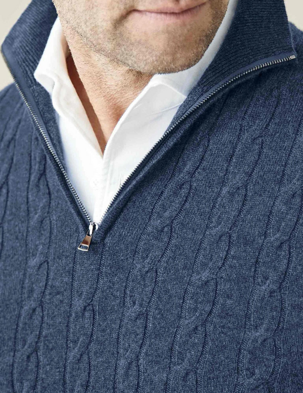 Rylan – Knit Men's Half-Zip Sweater