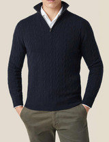 Rylan – Knit Men's Half-Zip Sweater
