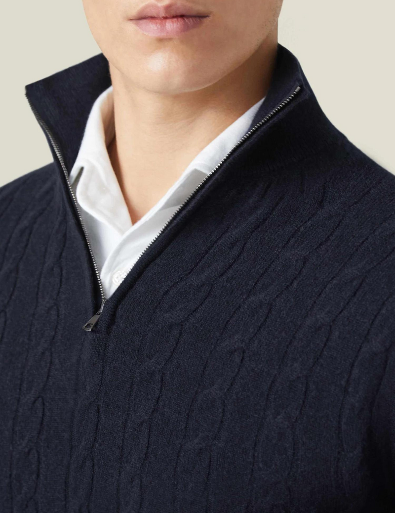 Rylan – Knit Men's Half-Zip Sweater