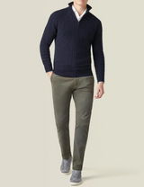 Rylan – Knit Men's Half-Zip Sweater