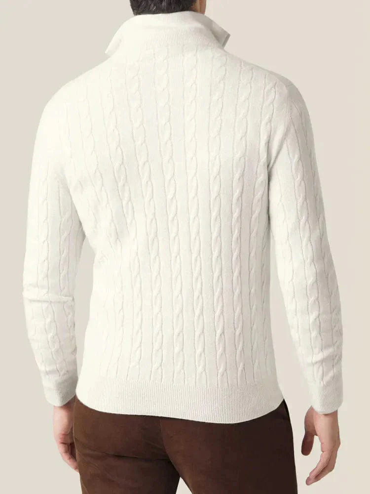 Rylan – Knit Men's Half-Zip Sweater