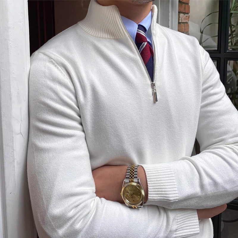 Lennox – Casual Men's Half Zip Sweater