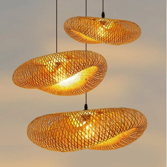 Lumiéra - Handwoven Bamboo Pendant Light