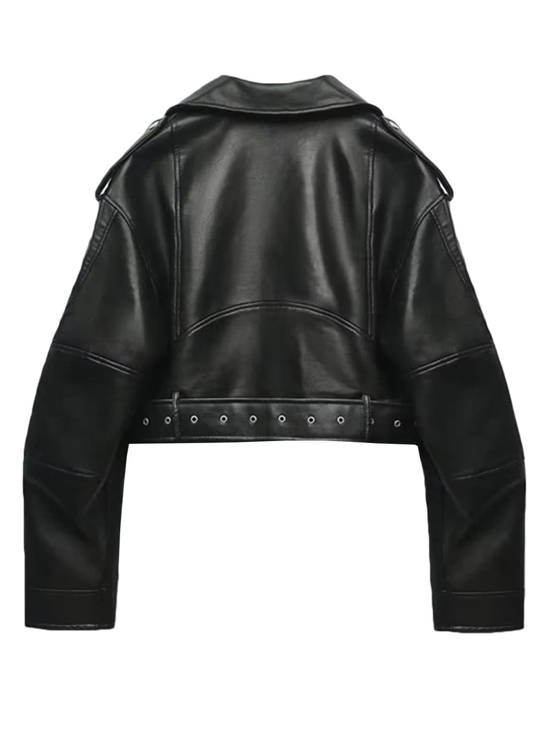 Claudia | Classic faux leather jacket 1