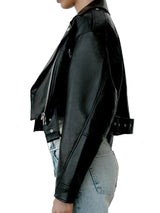Claudia | Classic faux leather jacket 4
