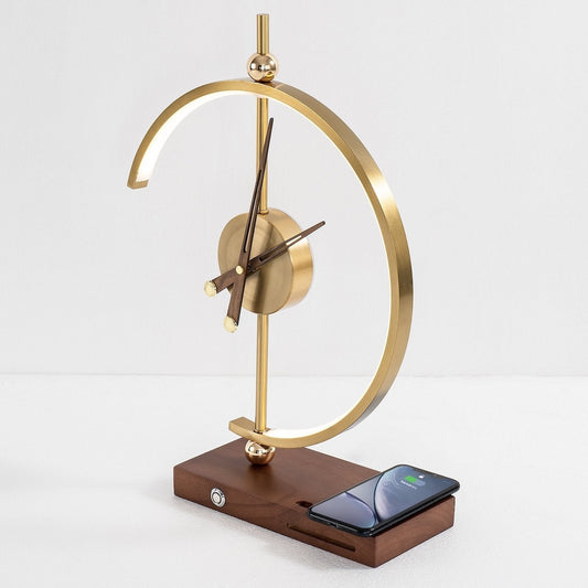 NagoyaLight - Modern LED Lamp with Wireless Charging Station & Clock-6