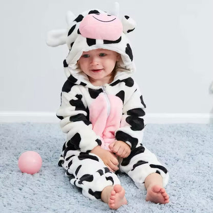 Lalora - Cute & Cozy Cow Baby Romper