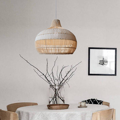 Lumiéra - Handwoven Rattan Pendant Light