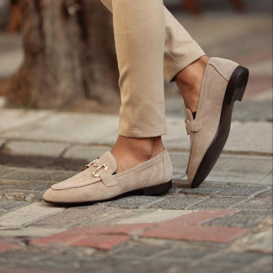 Luca – Men's Suede Slip-On Loafers