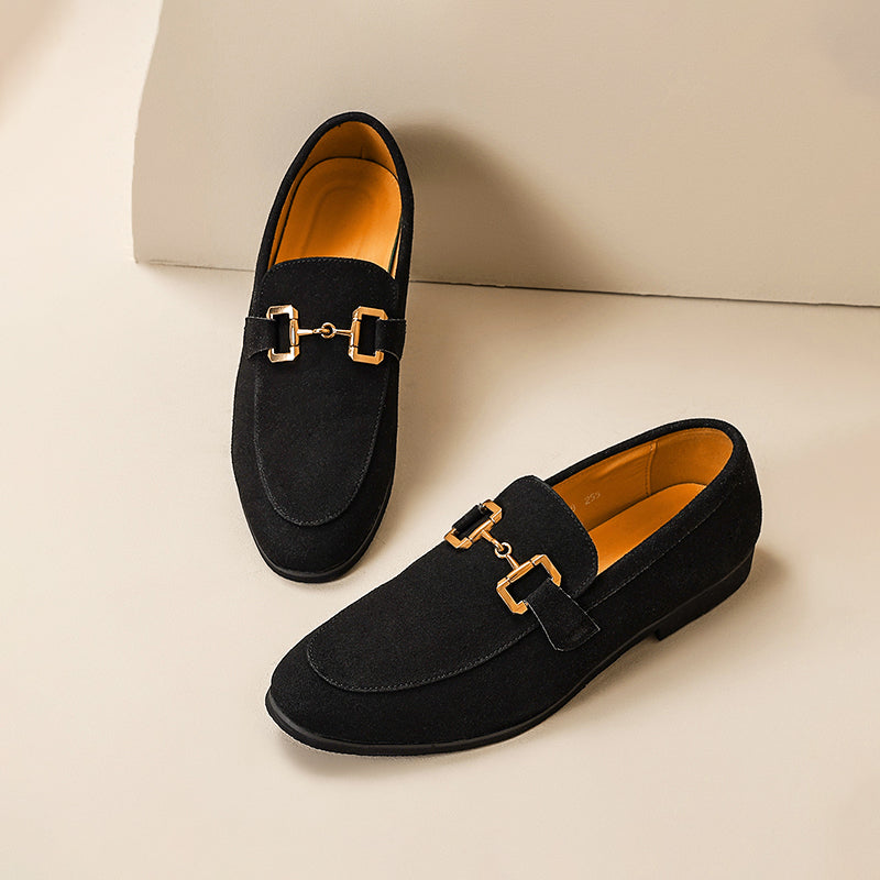 Luca – Men's Suede Slip-On Loafers