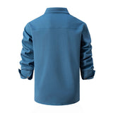 Durable Men's Casual Shirt for Work and Leisure – Stylish, Functional, Regular Fit with Pockets 7