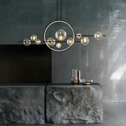 LumaSphere - Elegant Glass Ball Chandelier