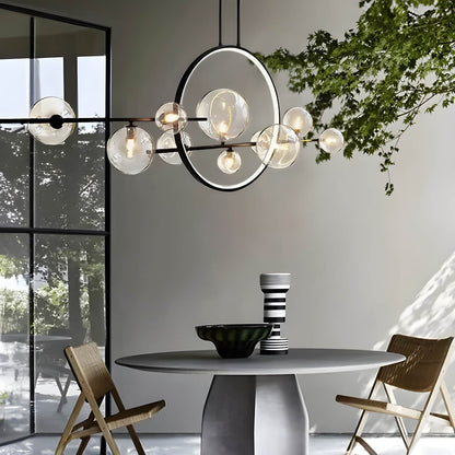 LumaSphere - Elegant Glass Ball Chandelier