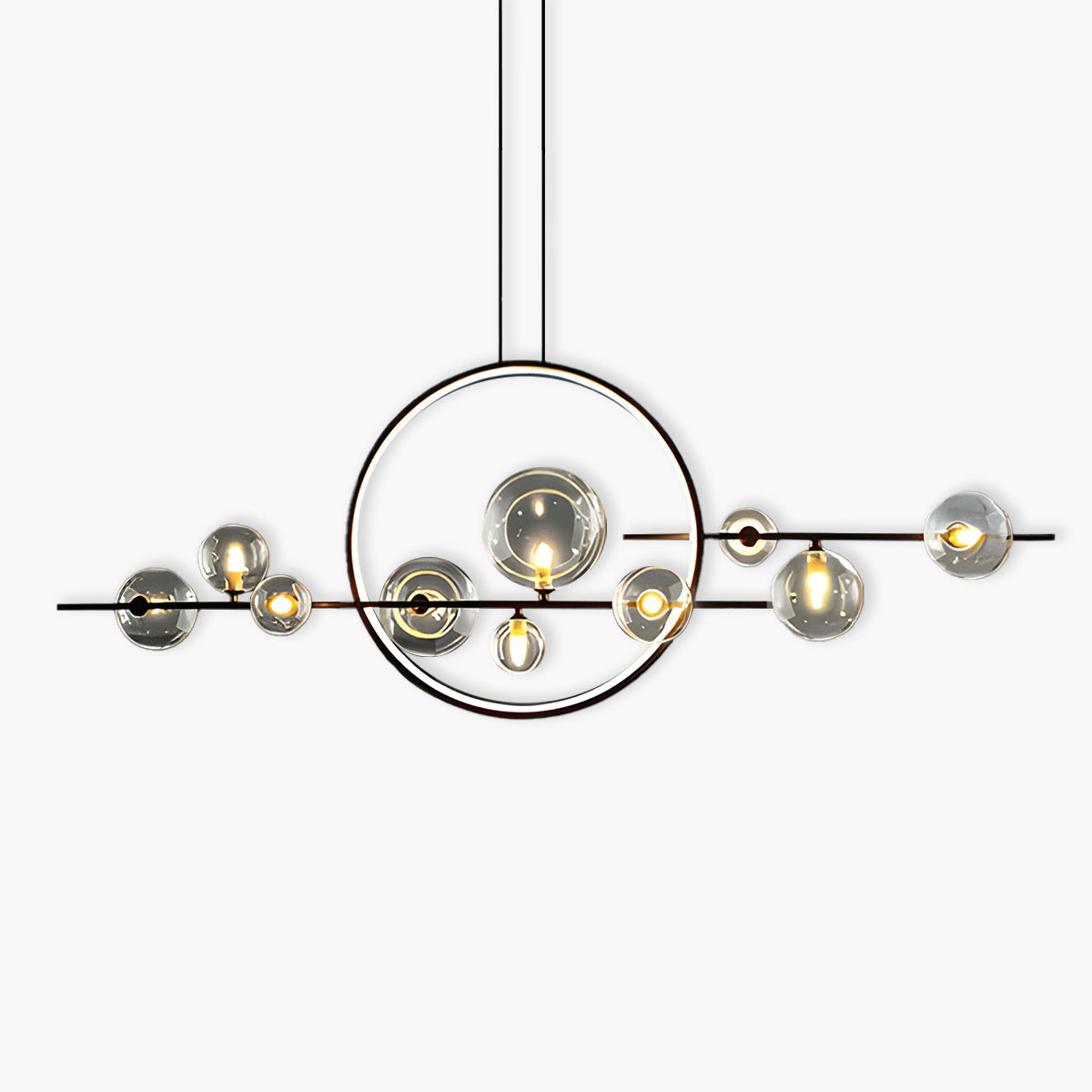 LumaSphere - Elegant Glass Ball Chandelier
