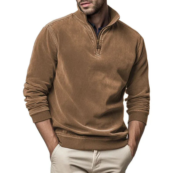 Elbert – Vintage Fleece Men's Sweatshirt