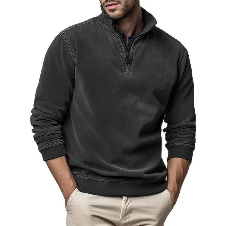 Elbert – Vintage Fleece Men's Sweatshirt