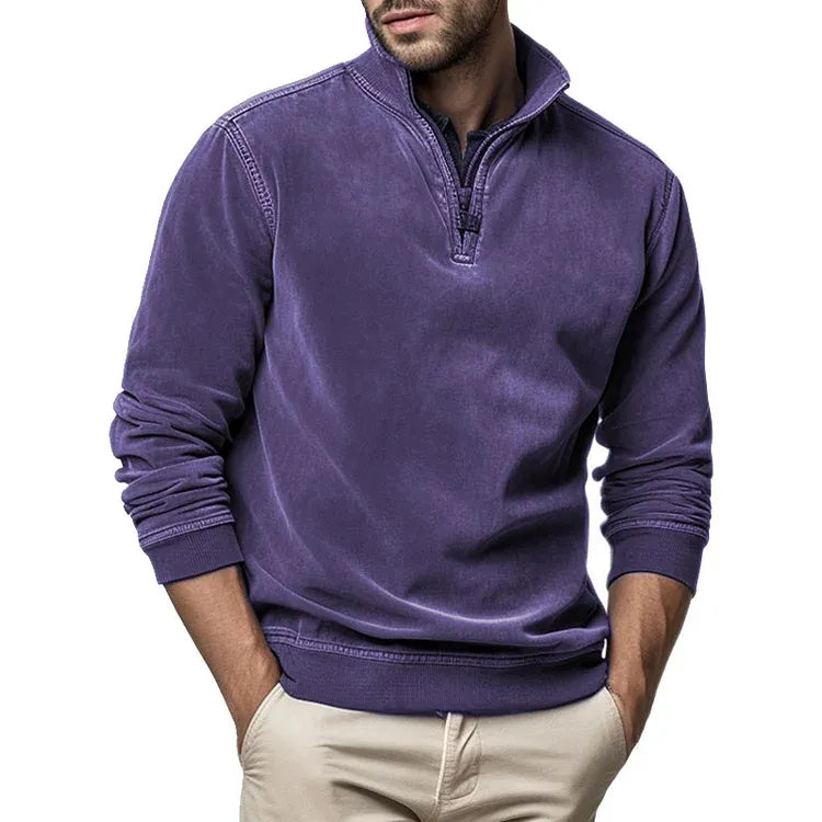 Elbert – Vintage Fleece Men's Sweatshirt