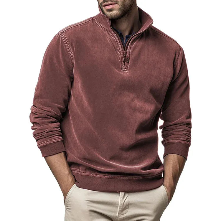 Elbert – Vintage Fleece Men's Sweatshirt
