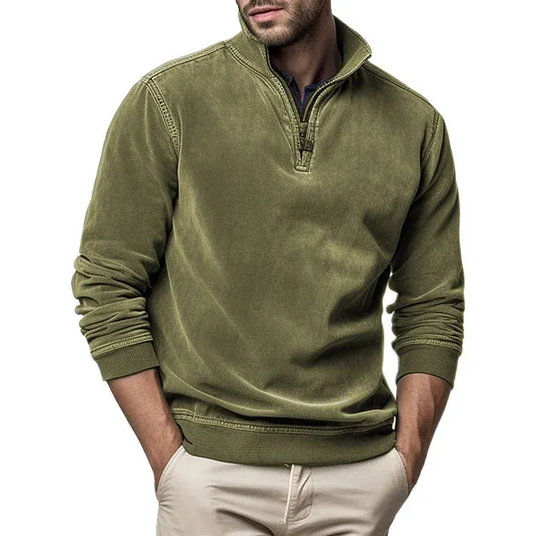 Elbert – Vintage Fleece Men's Sweatshirt