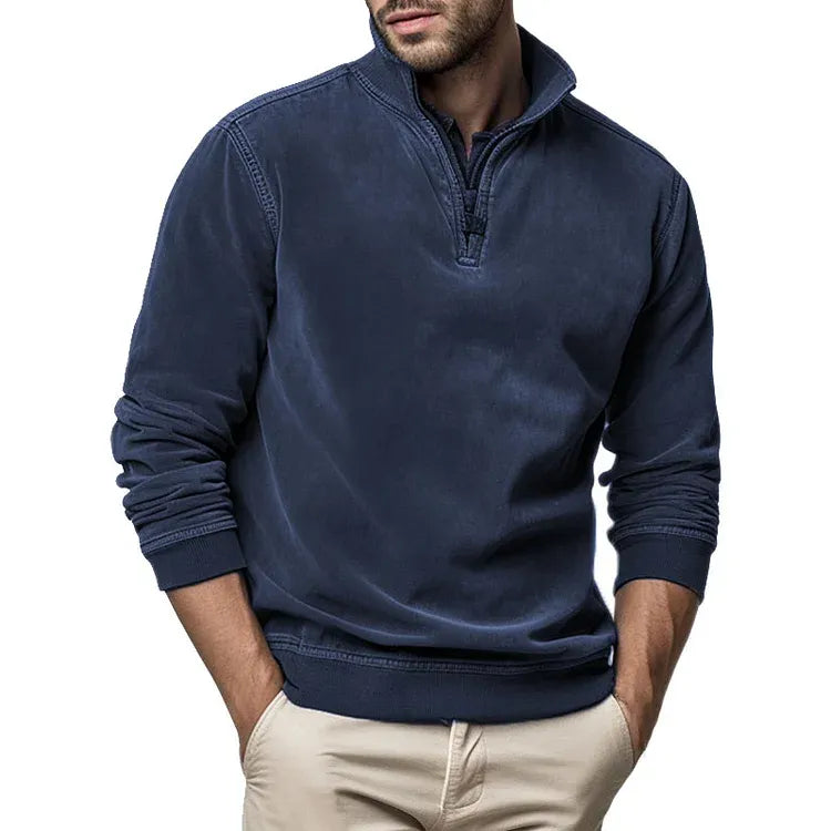 Elbert – Vintage Fleece Men's Sweatshirt