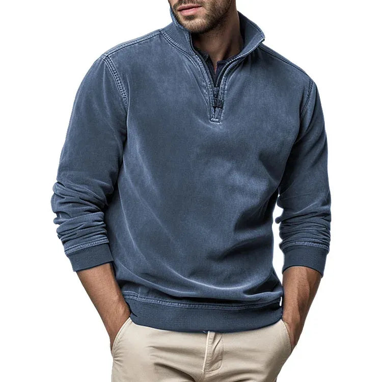 Elbert – Vintage Fleece Men's Sweatshirt