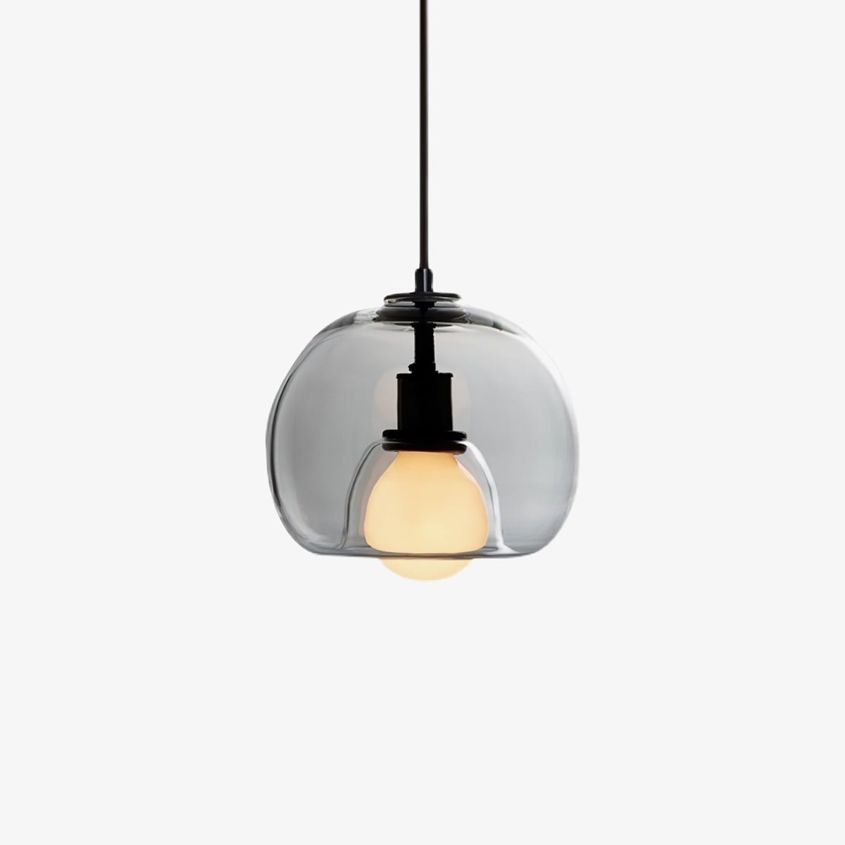 CozyNest - Elegant Black and Gold Pendant Light