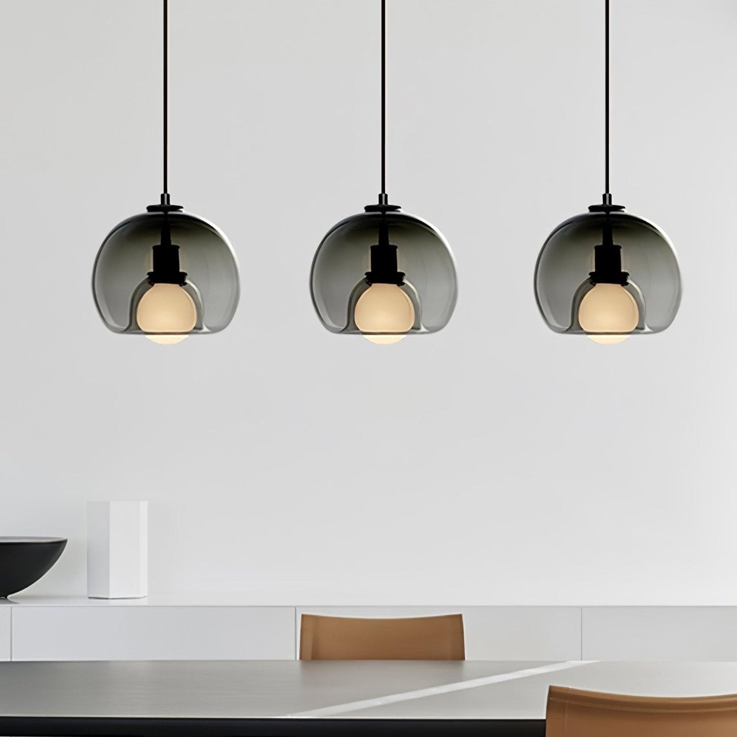 CozyNest - Elegant Black and Gold Pendant Light